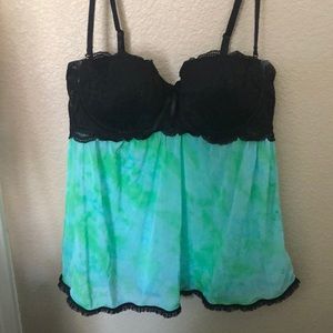 Victoria’s Secret 36C babydoll - black bra